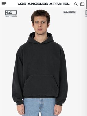 ✨ LOS ANGELES APPAREL 14oz HOODIE ✨